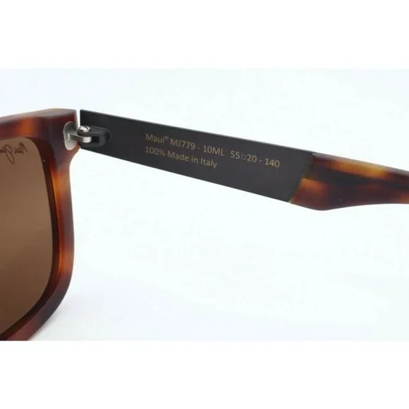 New Maui Jim Talk Story MJ 779-10ml Tortoise Sunglasses Brown Polarized Lens… - Picture 5 of 8